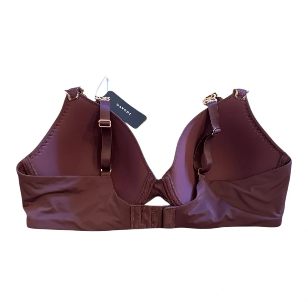 NATORI 732080 Pure Luxe T-Shirt Smooth Contour Bra Cocoa Bronze NWT